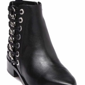 Tatum Chain Lace-Up boots by Paolo Línea, 6 1/2